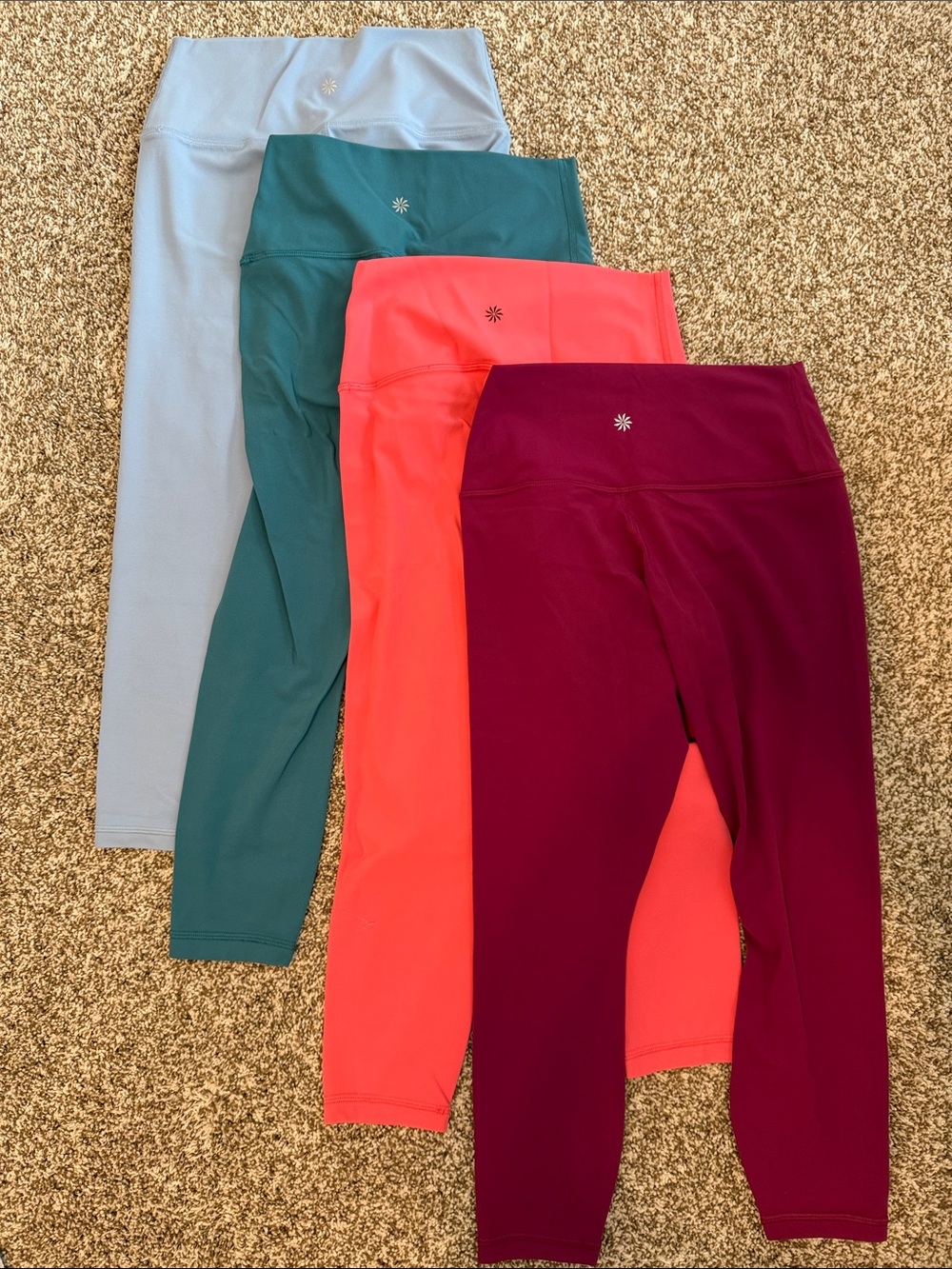 Athleta Women’s Transcend 7/8 Tight - Small Petite - Bundle of 4 Leggings